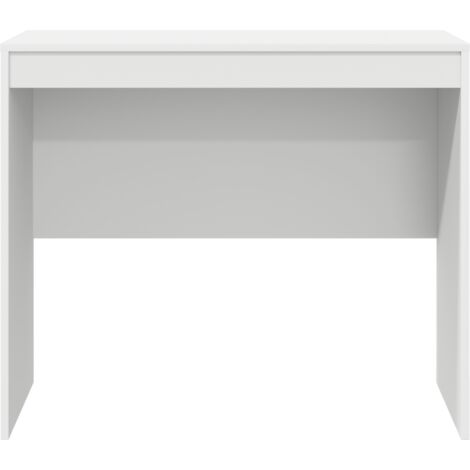 Bureau d'ordi  Blanc Bois d'ingénierie 90 x 50 x 76 cm Solide vidaXL