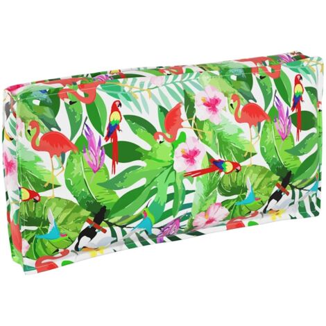 Coussin Floral Multicolore 120 x 60 x 12 cm Tissu Oxford vidaXL