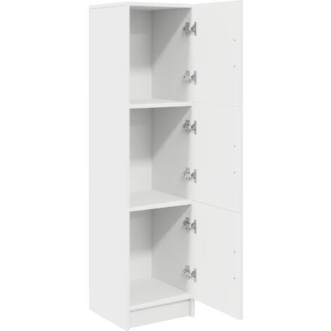 Buffet blanc Blanc Bois MDF Moyen Buffet blanc Rectangulaire vidaXL