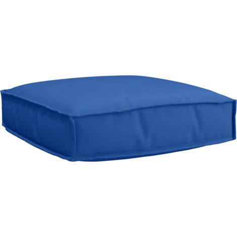 Coussin pour assise de palette Bleu royal 60 x 60 x 12 cm vidaXL