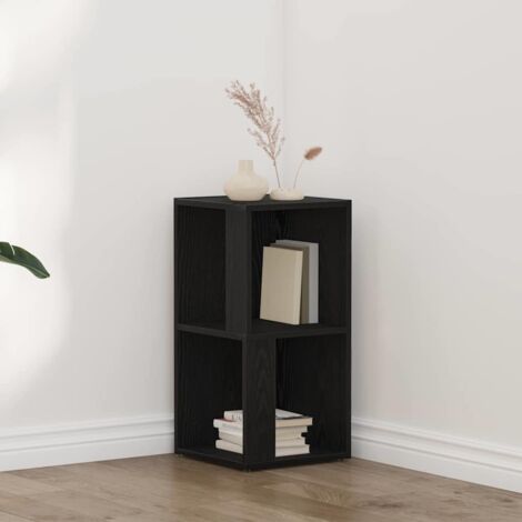 Étagères d'angle Chêne noir 33 x 33 x 67 cm Bois d'ingénierie vidaXL
