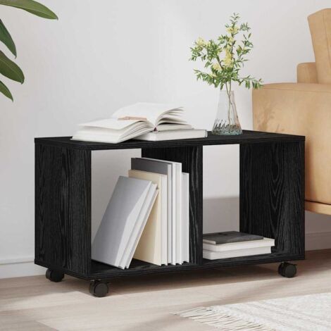 Table d'appoint Chêne noir 72 x 33 x 42.5 cm Bois d'ingénierie vidaXL