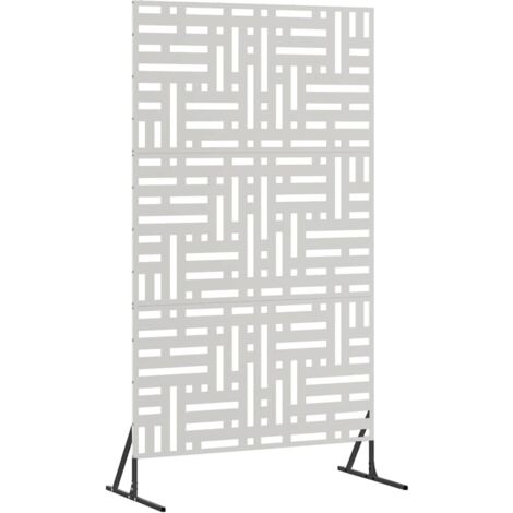 Écran de confidentialité Gris 100 x 50 x 180 cm Acier vidaXL