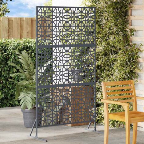 Écran de confidentialité Anthracite 100 x 50 x 180 cm Acier vidaXL
