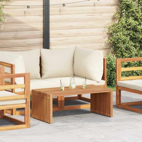 Table d'appoint de jardin Marron 90 x 50 x 36 cm vidaXL (1/5)