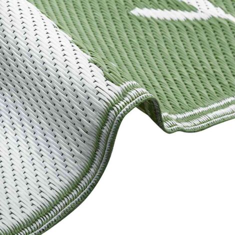 Tapis D'extérieur VidaXL ARAKIL Gris - 300 X 400 Cm - Polypropylène Résistant, Design Géométrique