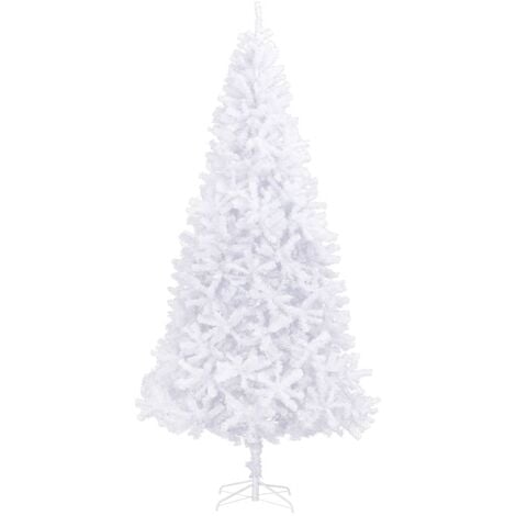 Sapin de Noël artificiel 300 cm Blanc