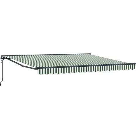 Cadre d'auvent Vert et blanc 400 × 300 cm vidaXL (1/5)