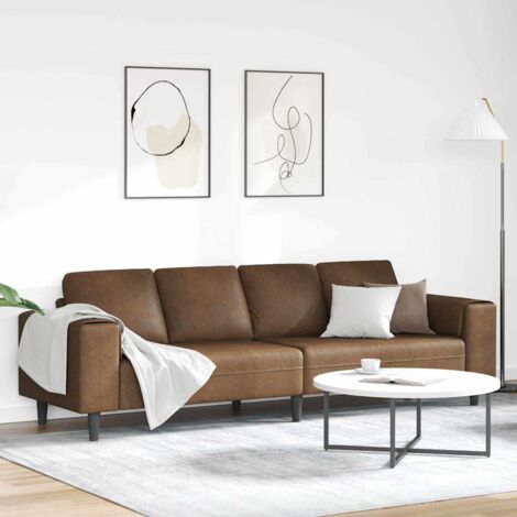 Canapé de salon Marron 250 x 77 x 76 cm vidaXL (1/5)