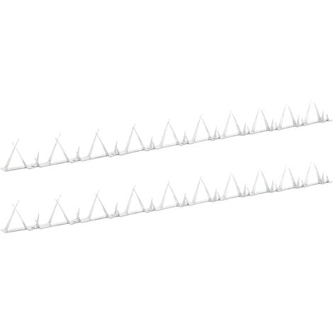 Piquets muraux 2 pcs Acier 1 m vidaXL (1/4)