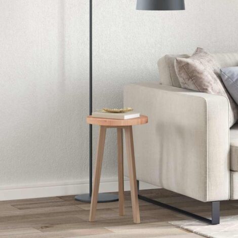 Plateau de table Marron Clair Ø 30 x 2,5 cm vidaXL