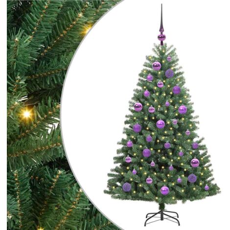Sapin de Noël Artificiel à Branches Articulées Vert 120 cm vidaXL