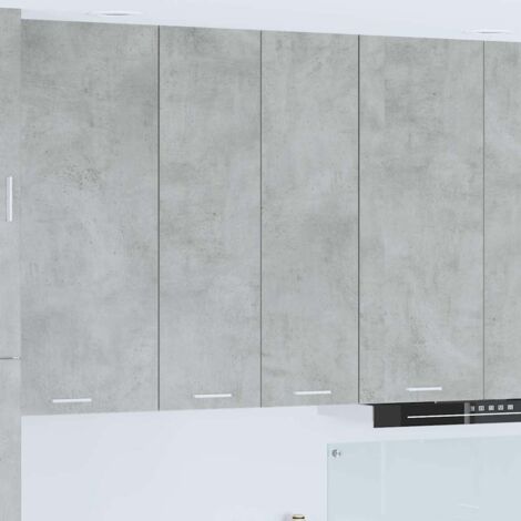 Armoire suspendue Gris béton 60 x 31 x 100 cm Bois d'ingénierie vidaXL (1/5)