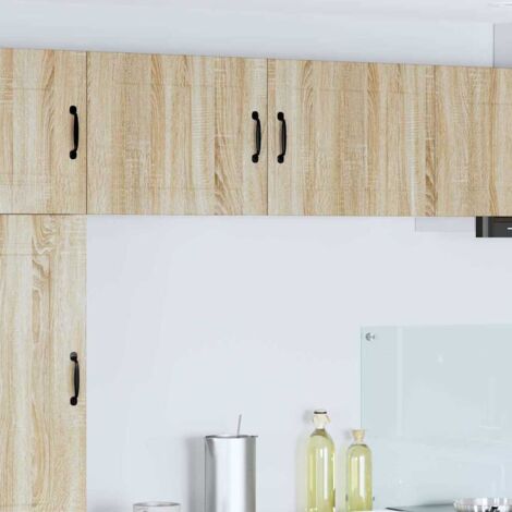 vidaXL Meuble mural LUCCA 2 pcs Chêne Sonoma 50 x 31 x 40 cm