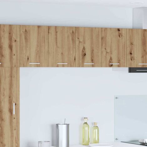 Armoire suspendue 2 pcs Chêne Artisan et Blanc 60 x 31 x 40 cm vidaXL (1/5)