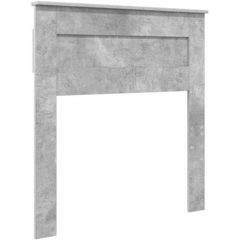 Tête de lit Gris béton Bois d'ingénierie vidaXL