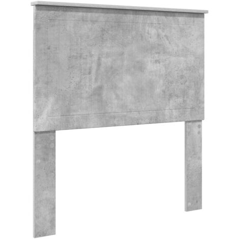 Tête de lit avec tête de lit Gris béton 90 cm Bois d'ingénierie vidaXL (1/5)