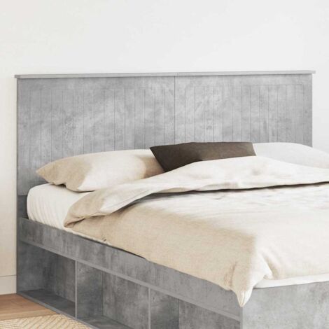 Tête de lit Gris béton 160 cm Bois d'ingénierie vidaXL (1/5)