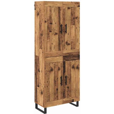 Haut Armoire Bois ancien 69,5 x 34 x 180 cm Bois d'ingénierie vidaXL