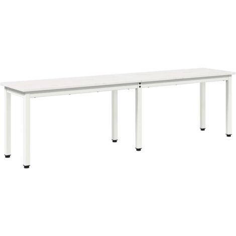 vidaXL banc Blanc 160 x 35 x 45 cm Bois de pin massif