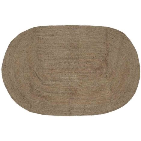 Tapis de surface Gris 205 x 305 cm Jute vidaXL