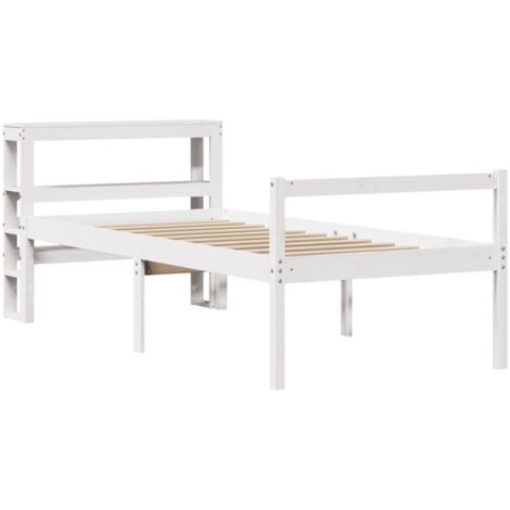 Lit pour personne âgée avec tête de lit sans matelas 75x190 cm vidaXL (1/5)