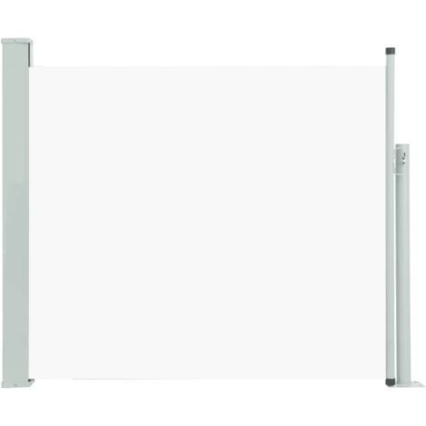 vidaXL Auvent latéral rétractable de patio 100x300 cm Crème