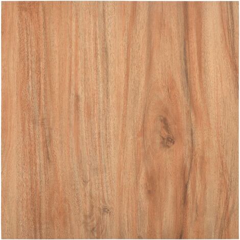 Dalles de plancher autoadhésives 5,11 m² PVC bois clair vidaXL