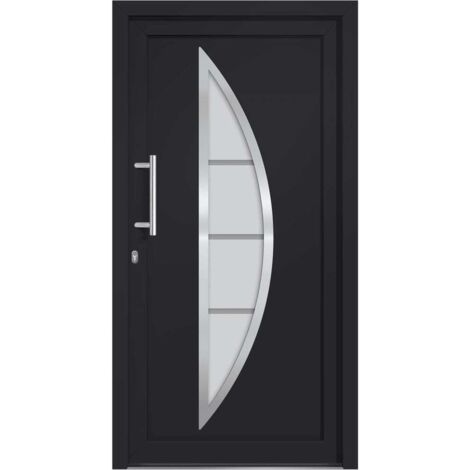 Porte d'entrée Anthracite 98x190 cm vidaXL