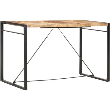 Table de bar 180x90x110 cm Bois de manguier massif vidaXL (1/5)