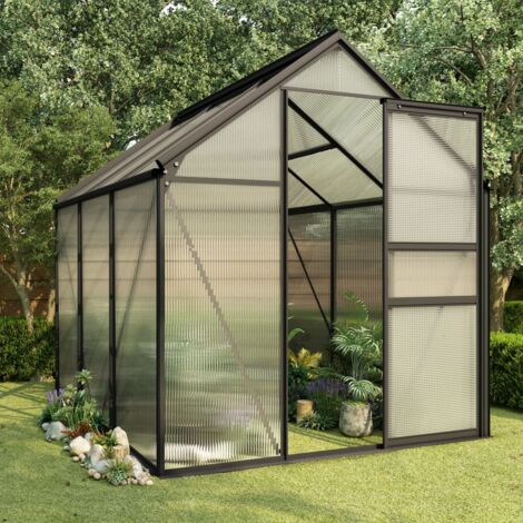 Serre Anthracite Aluminium 3,61 m² vidaXL