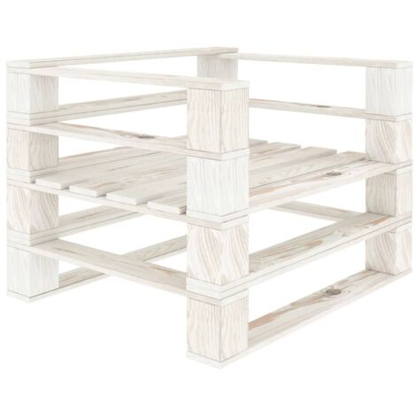 Vidaxl – Fauteuil palette de jardin en bois de pin – Dimensions 80x67,5x60,8 cm – Résistant aux intempéries – Confort optimal pour intérieur/extérieur