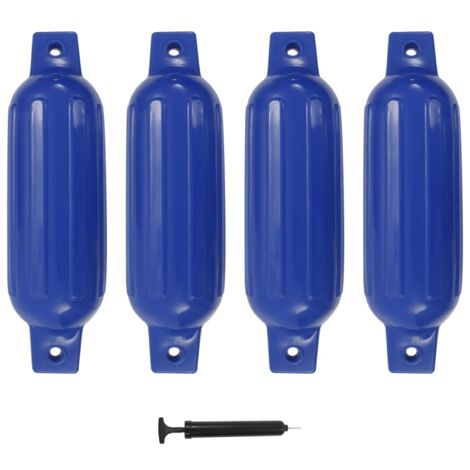 vidaXL Pare-choc de bateau 4 pcs bleu 41x11,5 cm PVC (1/5)