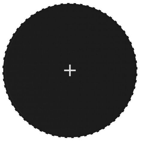 Tapis de saut Tissu Noir pour trampoline rond de 3,66 m vidaXL (1/6)