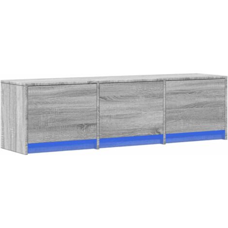 Meuble TV Gris Sonoma 140 x 34 x 40 cm Bois d'ingénierie vidaXL (1/5)
