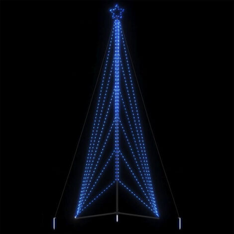 Sapin de Noël à LED 861 LED bleu 478 cm vidaXL (1/5)