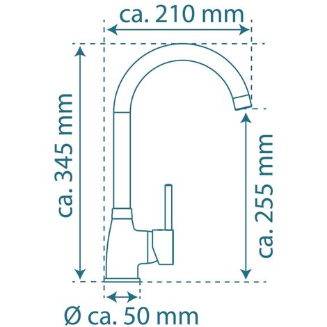 Mitigeur d'évier MANETTI chrome SCHÜTTE