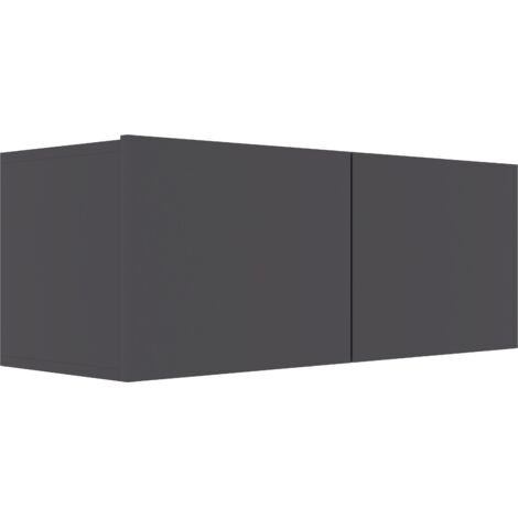 Meuble TV Gris 80x30x30 cm Bois d’ingénierie vidaXL (1/5)