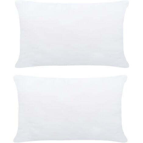 vidaXL 2x Protège oreillers 80x80 cm Taie d'Oreiller Housse vidaXL 2x Protège oreillers 80x80 cm Taie d'Oreiller Housse