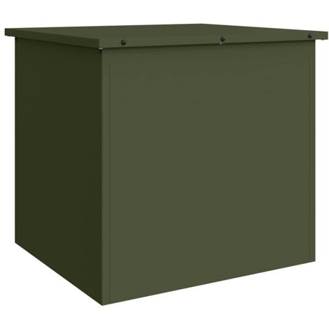 Coffre de rangement de jardin Acier 55 x 50,5 x 50 cm vidaXL