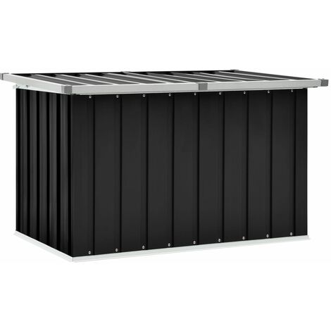 Vidaxl – Coffre de jardin en acier galvanisé 109x67x65 cm – Capacité 0,31 m³ – Résistant à l'eau – Ouverture facile avec couvercle à charnière (1/6)