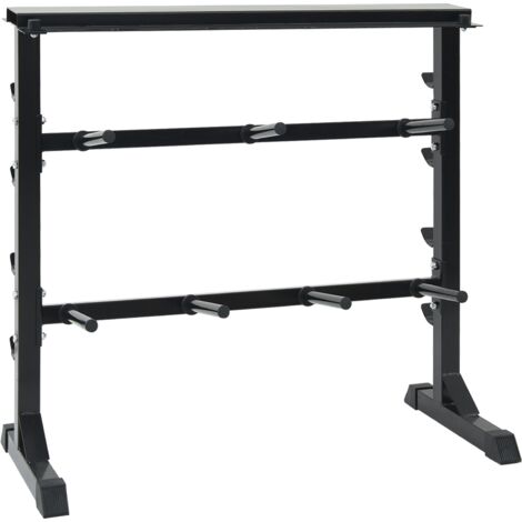 Support pour haltères Noir 99 x 45 x 95,5 cm vidaXL (1/5)