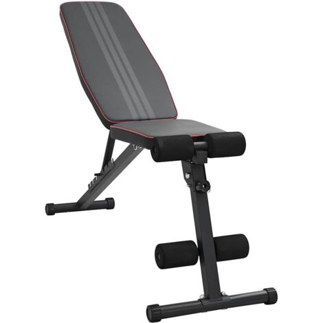 Banc de musculation Noir 131 x 41 x 110 cm vidaXL (1/5)
