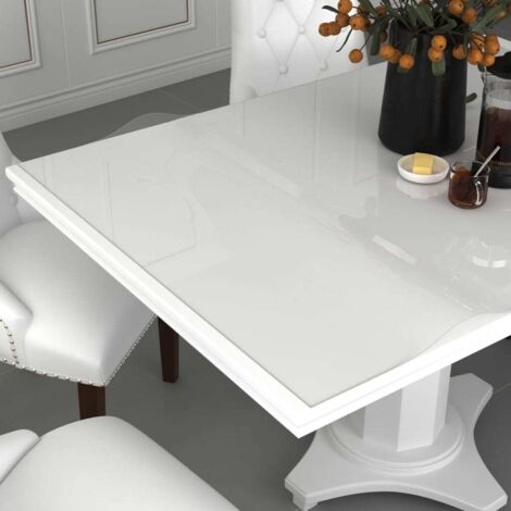 Vidaxl – Protecteur de table transparent 160x90 cm – Épaisseur 1,6 mm en PVC – Imperméable et facile à nettoyer – Pour salle à manger et bureau