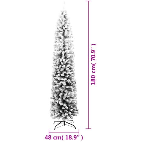 Contr/ôle multifonctions des LED /à 8 r/églages Pr/é-/éclair/é avec 300 LED /à lumi/ère chaude Sapin de No/ël WeRChristmas Taille/ : 1,80 m Recouvert de neige artificielle Branches articul/&ea