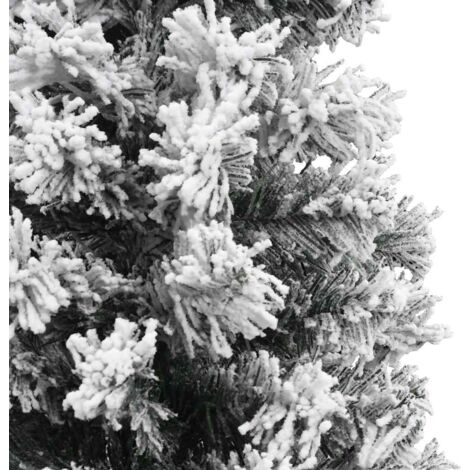 Contr/ôle multifonctions des LED /à 8 r/églages Pr/é-/éclair/é avec 300 LED /à lumi/ère chaude Sapin de No/ël WeRChristmas Taille/ : 1,80 m Recouvert de neige artificielle Branches articul/&ea