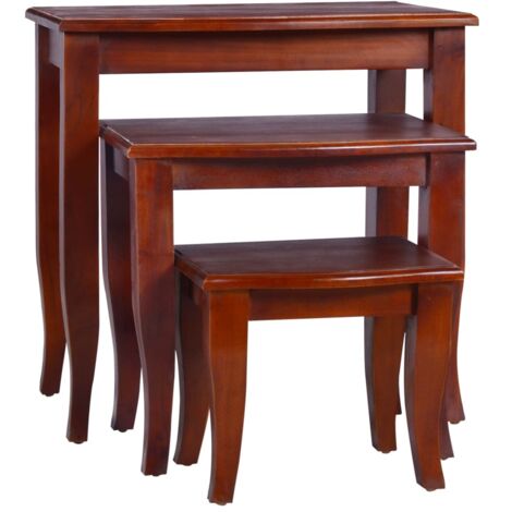 Table Thé Table d/'appoint Wine Table Acajou Couleur Bois Marron Foncé Noyer