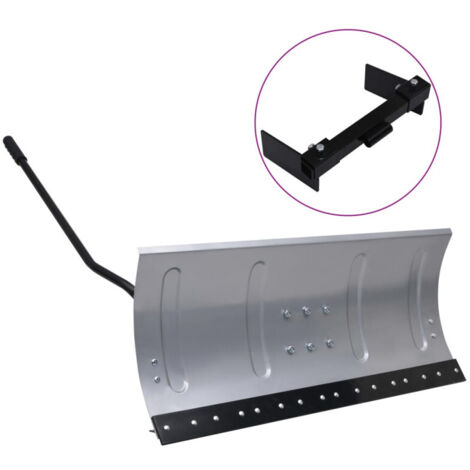 Pare-neige pour tondeuse à gazon avec adaptateur 100 cm vidaXL