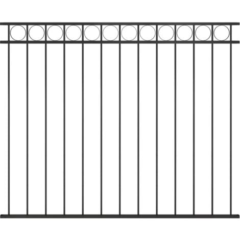 Vidaxl - vidaXL Panneau de clôture WPC 180x146 cm Noir - Panneaux
