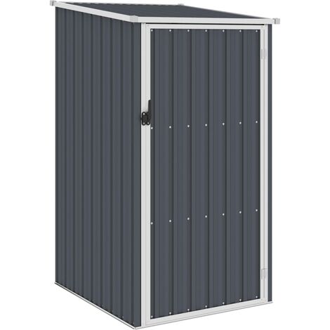 Vidaxl – Abri de jardin métal 87x98x159 cm – Acier galvanisé – Conception en pente pour évacuation pluie – Protection contre intempéries (1/6)